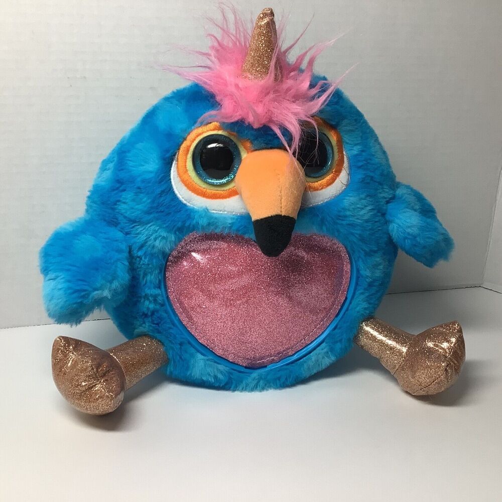 Rainbocorns Wild Heart Surprise Toucan 9 inch Plush  Blue With Wings Stuffed Toy